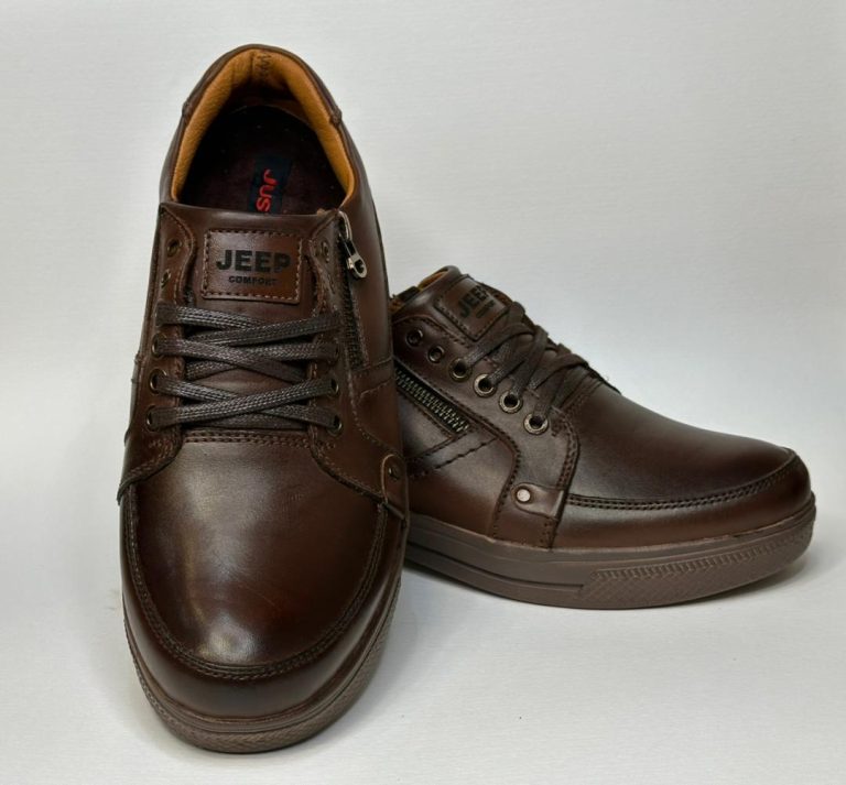 کفش مردانه jeep - کفش مردانه اسپرت چرمی- کفش مردانه جیب قهوه ای - کفش مردانه جیپ قهوه ای-کفش روزمره مردانه چرم-کفش راحتی مردانه چرم مصنوعی- کفش بندی مردانه چرمی- کفش زیپی مردانه چرمی-کفش -