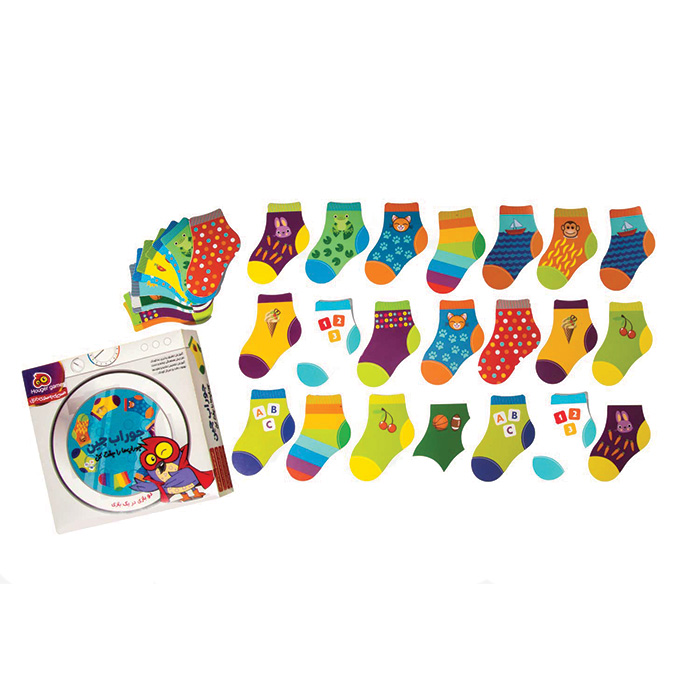 بازی حافظه‌ای جورابچین هوکیا،لوازم التحریر،کوله پشتی، اسباب بازی، www.roniknovin.ir