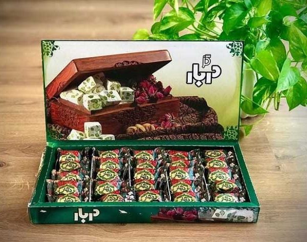 گز لقمه‌ای 18 درصد مغز پسته 400 گرمی