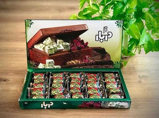 گز لقمه‌ای 18 درصد مغز پسته 400 گرمی