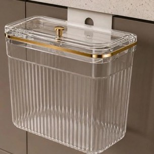 سطل کابینتی آکریلیک طرح کریستالی کوچک