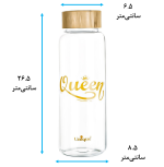 بطری پیرکس یونیک 1 لیتریدر 4 طرح مختلف