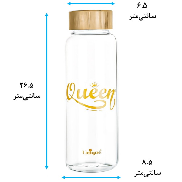 بطری پیرکس یونیک 1 لیتریدر 4 طرح مختلف