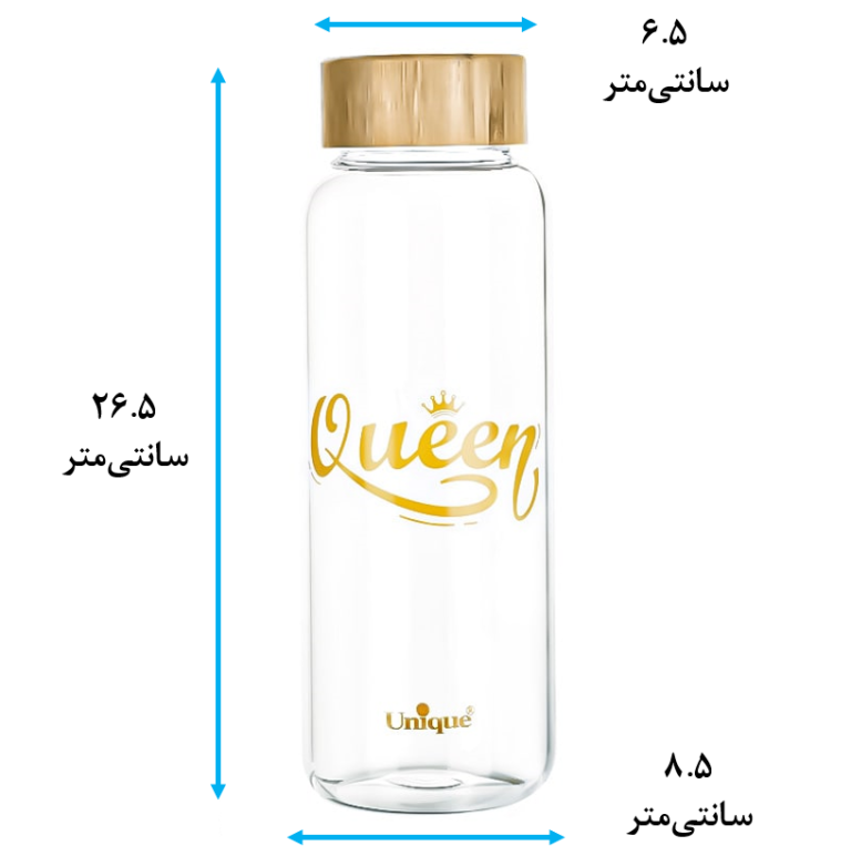 بطری پیرکس یونیک 1 لیتریدر 4 طرح مختلف