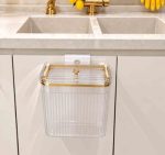 سطل کابینتی درب‌دار طرح کریستالی بزرگ و کوچک - Image 8
