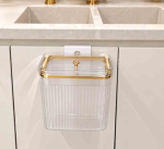 سطل کابینتی درب‌دار طرح کریستالی بزرگ و کوچک - Image 4