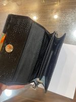 کیف پول چرم بنددار زنانه - Image 4